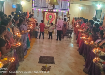 हरपवडे येथील श्री रासूबाई मंदिरात महाआरती; विविध स्पर्धांना उत्स्फूर्त प्रतिसाद