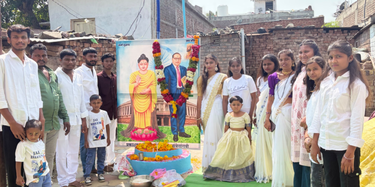 आंबेसांगवी येथे ७० वा धम्मचक्र प्रवर्तन दिन उत्साहात साजरा