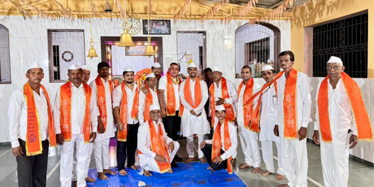 कोन येथे दुर्गामाता उत्सवानिमित्त भजनी भारुडाचा कार्यक्रम उत्साहात संपन्न