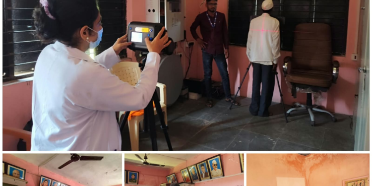 रस्ते सुरेगाव येथे मोफत छाती एक्स-रे तपासणी शिबिर उत्साहात