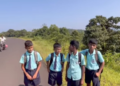 भुदरगड तालुक्यात विद्यार्थ्यांची शिक्षणासाठी पायपीट; प्रशासनाचे लक्ष कधी जाणार?