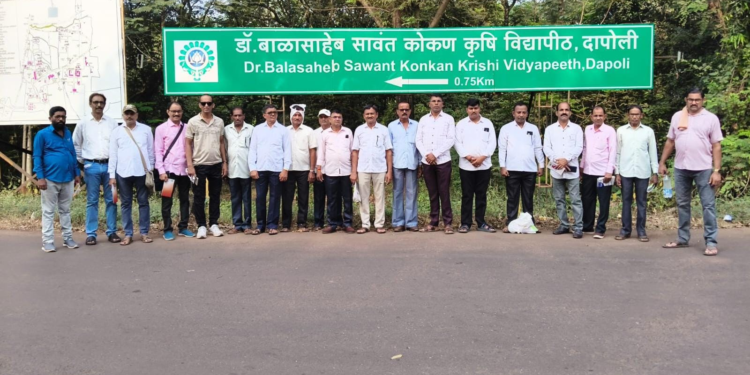 काटाळे शेतकरी सहकारी संस्थेचा दापोली येथे शेतकरी अभ्यास दौरा उत्साहात संपन्न