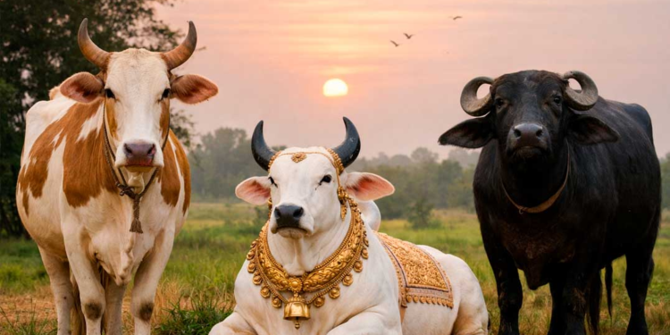 गोठे रिकामे होण्याची वेळ; दुष्काळामुळे शेतकऱ्यांवर जनावरे विकण्याची वेळ