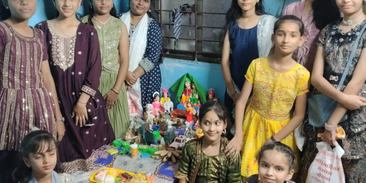 मालेगाव जहागीरमध्ये कोजागिरी पौर्णिमेला भुलाबाई उत्सवाचा उत्साह!