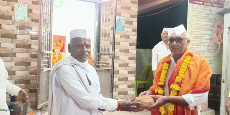 श्री संत शिरोमणी सावता महाराज भजनी मंडळाच्या अध्यक्षपदी ह.भ.प. काशिनाथ दादा काळोखे; कार्याध्यक्षपदी सचिन आप्पा ताजणे यांची निवड