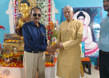 मारेगावच्या धम्मराजिका बुद्ध विहारात वर्षावास समापन सोहळा उत्साहात