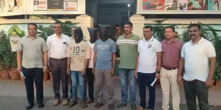 घरफोडी करणाऱ्या चौघांना खांदेश्वर पोलिसांकडून अटक; नऊ गुन्ह्यांची उकल
