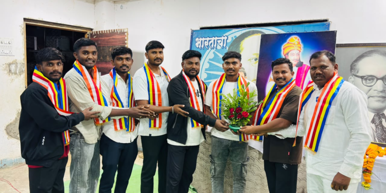 कोथळी येथे वर्षावासानिमित्त २७ व्या ग्रंथ पठण सोहळ्याची मंगलमय सांगता