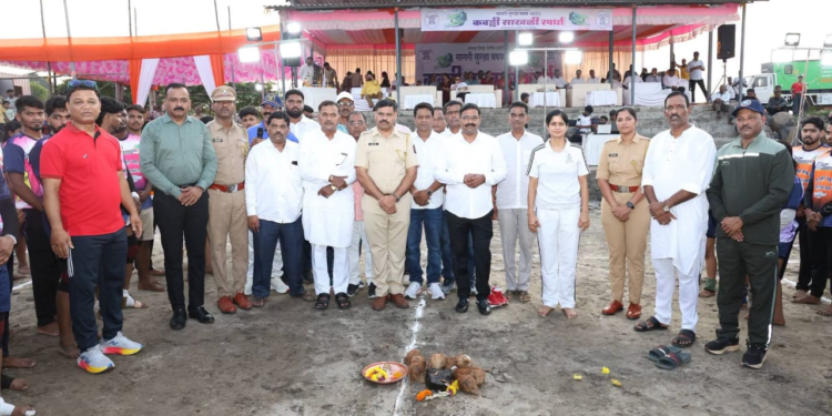 दादर सागरी पोलीस ठाणे अंतर्गत सागरी सुरक्षा कबड्डी स्पर्धेचे उत्साहात उद्घाटन