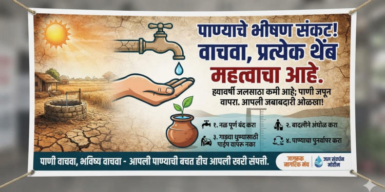 पाणी संकट २०२६ : पाण्याचा प्रत्येक थेंब वाचवणे ही काळाची गरज!