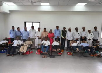 आ. दिलीप वळसे पाटील यांच्या ७० व्या वाढदिवसानिमित्त रक्तदान शिबिर; २०५ जणांचे रक्तदान