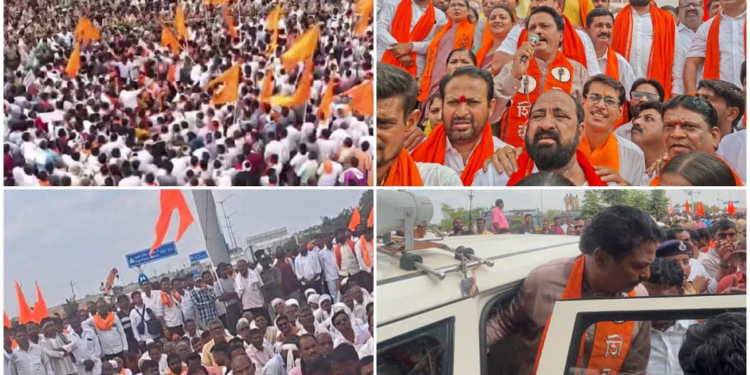 हजारो शिवसैनिकांसह शेतकऱ्यांचा समृद्धी महामार्गावर एल्गार; शेलूबाजार येथे रास्ता रोको आंदोलन
