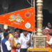 सिंहस्थ कुंभपर्वाचा मंगलमय शंखनाद; नाशिक-त्र्यंबकेश्वरमध्ये धर्मध्वजारोहण