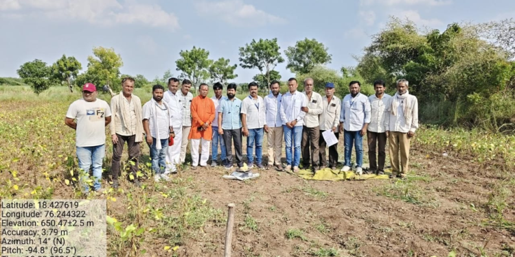मुरुडमध्ये पीक कापणी प्रयोग; अर्ध्या गुंठ्यात केवळ २१४ ग्रॅम सोयाबीन