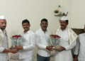 दिलीप पाटील व अवधूत पाटील यांचा जाहीर सत्कार